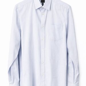 H&M Slim Fit Easy Iron Button Dowm Men's Light Blue Dress Shirt